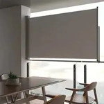 Vidaxl Patio Retractable Side Awning 140 X 300 Cm Grey