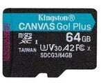 Kingston Microsd64gb Canvas Go Plus Kin (sdcg3/64gbsp)