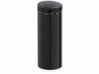 Cleanton Mülleimer rund Sensor 50 Liter für Müllbeutel abs schwarz - Schwarz...