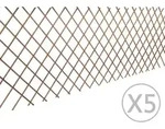 Weidenzaun 5 Stk. 180x90 Cm Vidaxl