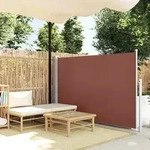 Ausziehbare Seitenmarkise 140x300 Cm Braun - Vidaxl