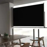 Ausziehbare Seitenmarkise 140x300 Cm Schwarz - Vidaxl