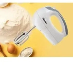 Tristar - Handmixer Kunststoff, 5 Stufen Turbofunktion, 2 Knethaken 2 Quirle, 200watt