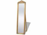 Standspiegel im Barock-Stil 160x40 cm Golden vidaXL165135