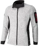 Strick-fleece-jacke Christoph, Grau-schwarz, Gr.l