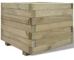 Erh&ouml;htes Bett 50x50x40 Cm Holz Quadrat