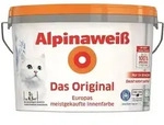 Wei&szlig; Das Original Spritzfrei 1,0 Ltr. Wand- Und Deckenfarbe - Alpina