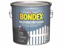 Bondex Holzfarbe für Außen - Größe: 2,5 l - Farbe: Weiß - Nr.: 428252