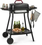 Klarstein - Gatsby Elektrogrill 2000w Antihaft-grillfl&auml;che Seitentische Schwarz