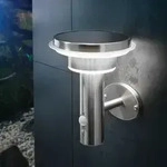 Esotec - Solar Sensor-wandleuchte Tini - Akku Metall Edelstahl Outdoor 102595