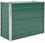 Garten-hochbeet Verzinkter Stahl 100x40x77 Cm Gr&uuml;n Vidaxl