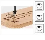 Festool Schriftenfr&auml;ser Hs S8 D11/60&deg; &ndash; 491002