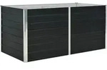 Hochbeet Anthrazit 160 X 80 X 77 Cm Verzinkter Stahl Vidaxl