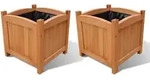 Holz-hochbeet 30x30x30 Cm 2 Stk. Vidaxl