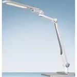 Schreibtischleuchte Led Multiflex Wei&szlig;/silber H.600mm M.standfu&szlig; U.klemme -