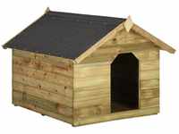 Hundehütte mit öffnendem Dach Imprägniertes Kiefernholz vidaXL105709