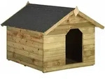 Hundeh&uuml;tte Mit &Ouml;ffnendem Dach Impr&auml;gniertes Kiefernholz - Vidaxl