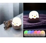 Mega Light - Led Nachtlicht Eggy Egg, Per Usb Aufladbar, Dimmbar, 7 Lichtfarben -