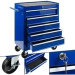 Arebos - Werkstattwagen Werkzeugwagen Rollwagen Werkzeugkiste Toolbox 5 F&auml;cher