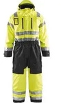 Arbeitsanzug Winter Langarm Hochsichtbarkeit 6763 - Neon Gelb/schwarz 40