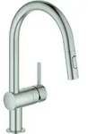 Grohe Minta Einhand-sp&uuml;ltischbatterie, C-auslauf, Mit