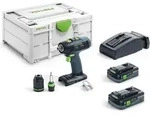 Akku-bohrschrauber T 18+3 Hpc 4,0 I-plus - Festool