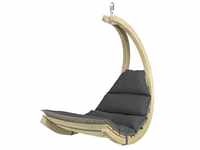 Schwebesessel Swing Chair Anthracite Hängesessel inkl. Sitzkissen und Schwingfeder -