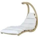 Amazonas - Schwebeliege Swing Lounger Creme Inkl. Sitzkissen Und Spiralfeder