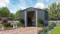 Ger&auml;tehaus 'dresden Ii 108', Schwarz, 6,58 M&sup2; - Pergart