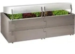 Juwel - Hochbeet Timber + Zwei Thermohauben 130 X 60 X 52 Cm Blumenkasten