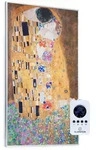 Wonderwall Air Art Kuss Infrarotheizung 60x101cm 600w Wandinstallation Fernbedienung
