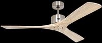 Deckenventilator Macau Chrom / Holz Natur