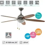 Deckenventilator Susale, 5 Fl&uuml;gel Ventilator Mit Zugkette, Beleuchtung Und Sommer
