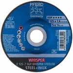 Schruppscheibe Sgp Whisper Steelox D125xs7mm Gekr&ouml;pft Stahl Bohrung 22,23 Mm