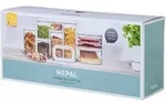 Mepal - Vorratsdose Modula 9-teilig Wei&szlig;