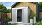 Globel Industries - Ger&auml;tehaus 'skillion 84', Silber Metallic, 2,06 M2, Ohne