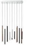 Lampe Cembalo Led Pendelleuchte 14flg Braun/kaffee 14x 4w Led Integriert, 293lm,