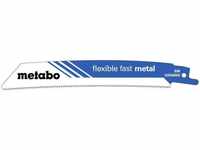 Metabo - 5 Säbelsägeblätter 'flexible fast metal' 150 x 0,9 mm, BiM, 1,8mm/14TPI