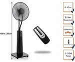 Standventilator Oszillierend & Spr&uuml;hnebel Luftbefeuchtung Fernbedienung & Timer