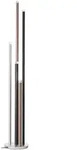 Lampe Cembalo Led Standleuchte 5flg Alu/schwarz/braun 5x 4w Led Integriert, 362lm,