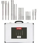 Sds-plus Bohrer & Mei&szlig;elsatz, 17-tlg Set Im Metallkoffer, Sds-plus Spitzmei&szlig;el,