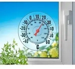 Maximex Au&szlig;en-thermometer, &Oslash; 18 Cm, Transparent, Polystyrol Transparent, Kunststoff