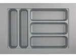 Hettich - Orga Tray 440 Besteckeinsatz,tiefe 440-520mm, Nennbreite 400mm, Silber