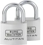Burg W&auml;chter 36161 Vorh&auml;ngeschloss 40.00 Mm Gleichschlie&szlig;end Aluminium
