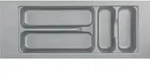 Hettich - Orga Tray 440 Besteckeinsatz,tiefe 440-520mm, Nennbreite 275mm, Silber