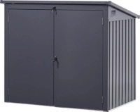M&uuml;lltonnenbox Anthrazit 153x100x132 Cm