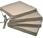 4er Set Beautissu Stuhlkissen Loft Sk Natur