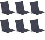 6er Set Beautissu Niederlehner Auflage Loft Nl 100x50x6cm Dunkelblau