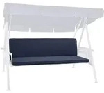 Hollywoodschaukelauflage 2er Set Loft Hs, 180x50cm, Dunkelblau