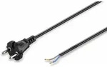 Goobay - Universal Connection Cord For Vacuum Cleaners, 10 M, Black - Shaped Plug